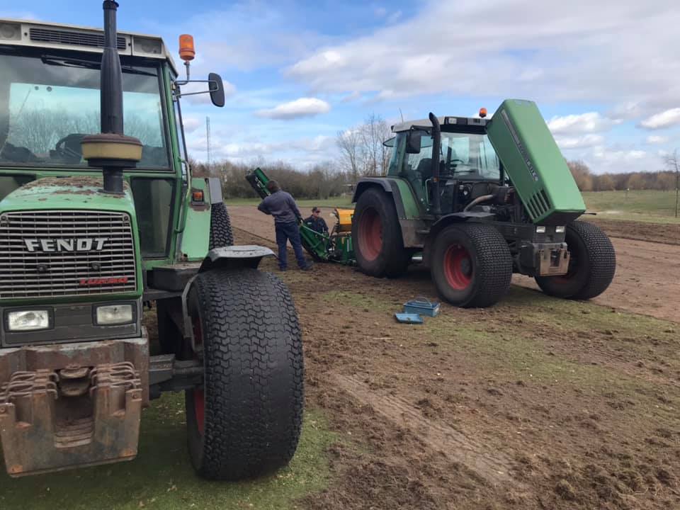 Werkzaamheden aan hole 13 t/m 18