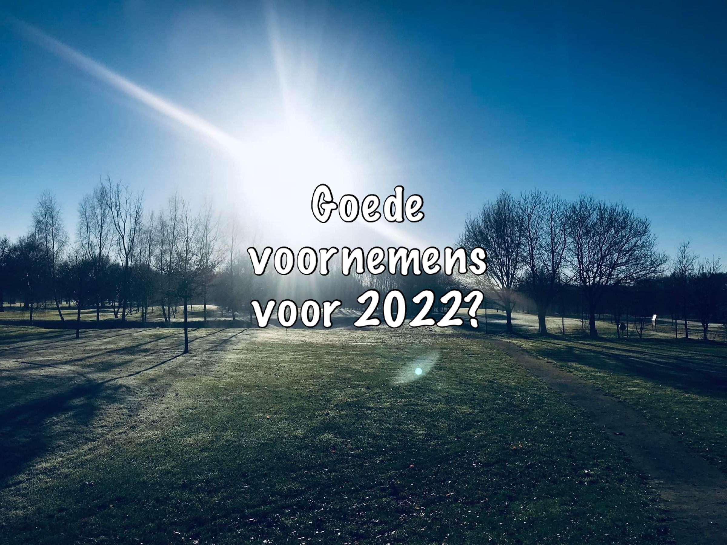 Goede voornemens?