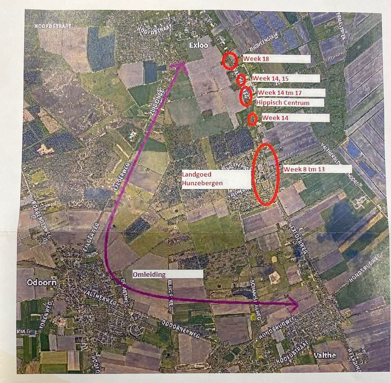 Wegwerkzaamheden – afsluiting Valtherweg – tot 4 mei