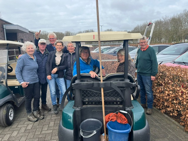 Grote schoonmaakdag op Golfpark Exloo